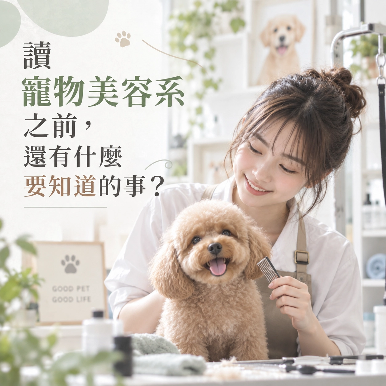 讀寵物美容系之前，還有什麼要知道的事？