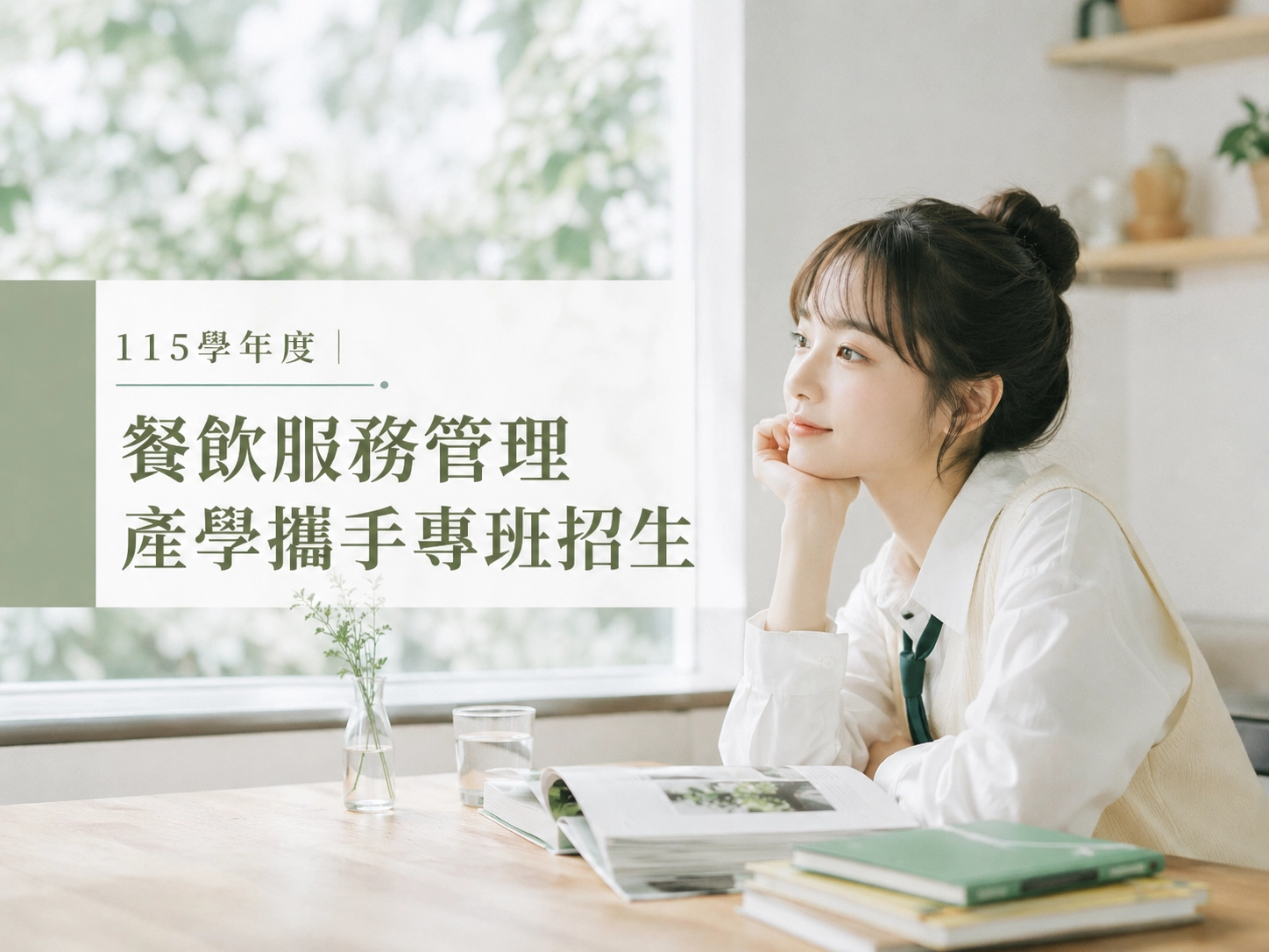 115學年度｜餐飲服務管理 產學攜手專班 招生中