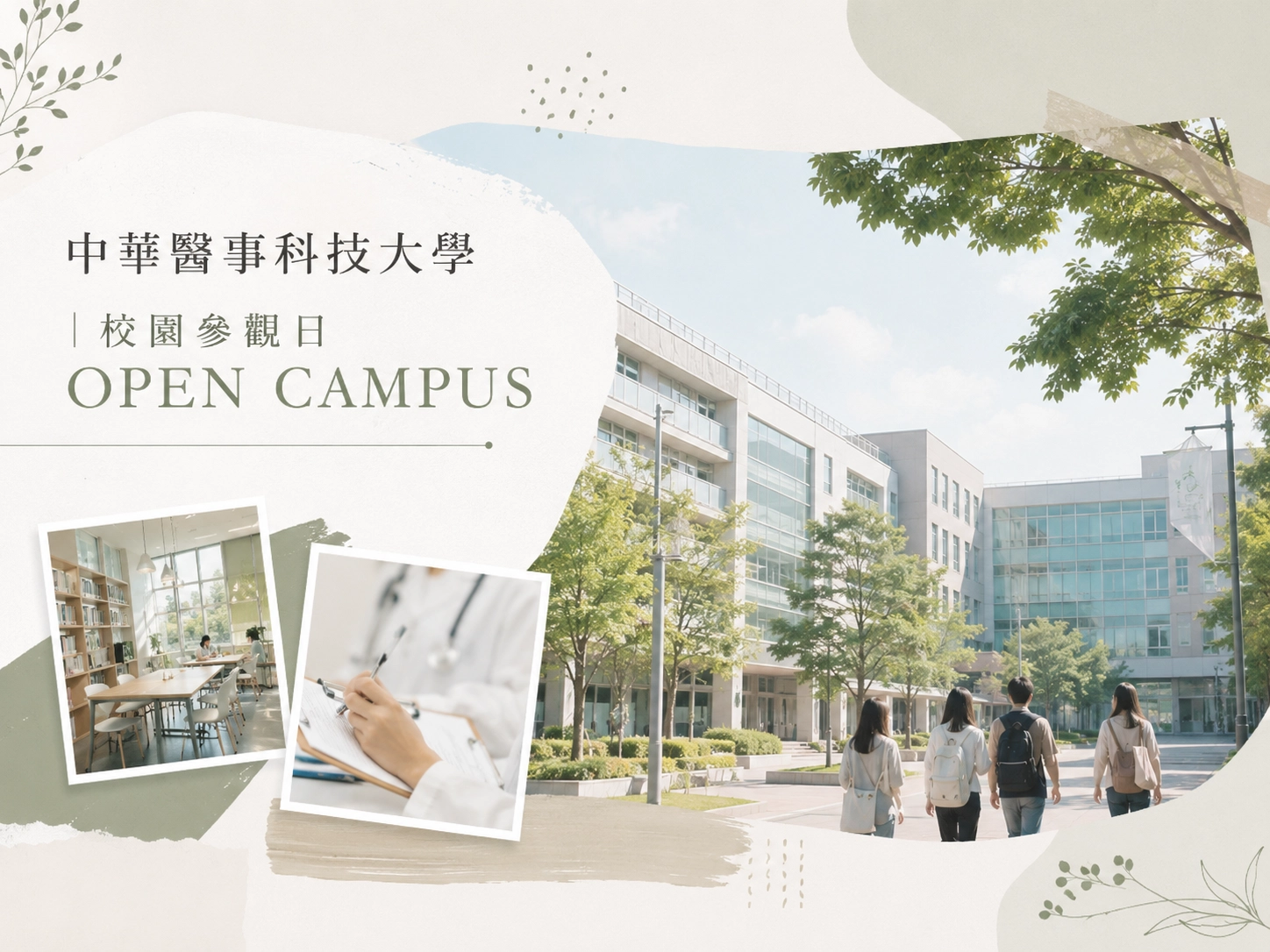 【中華醫事科技大學｜校園參觀日 OPEN CAMPUS】