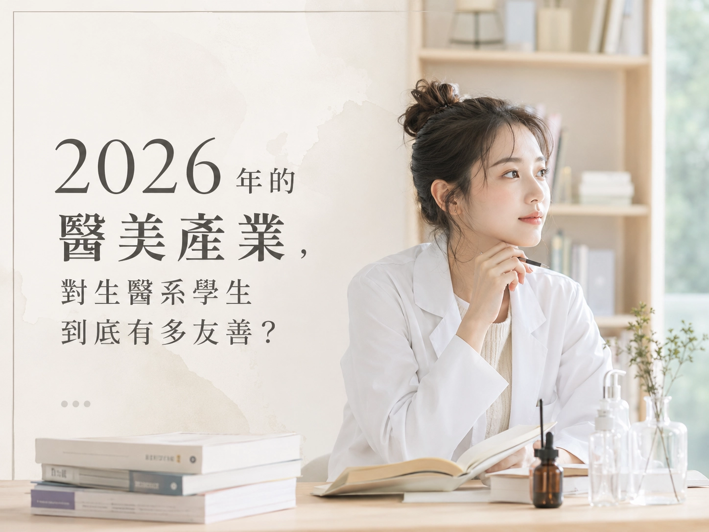 2026 年的醫美產業，對生醫系學生到底有多友善？