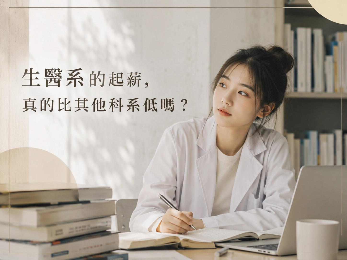 生醫系的起薪，真的比其他科系低嗎？