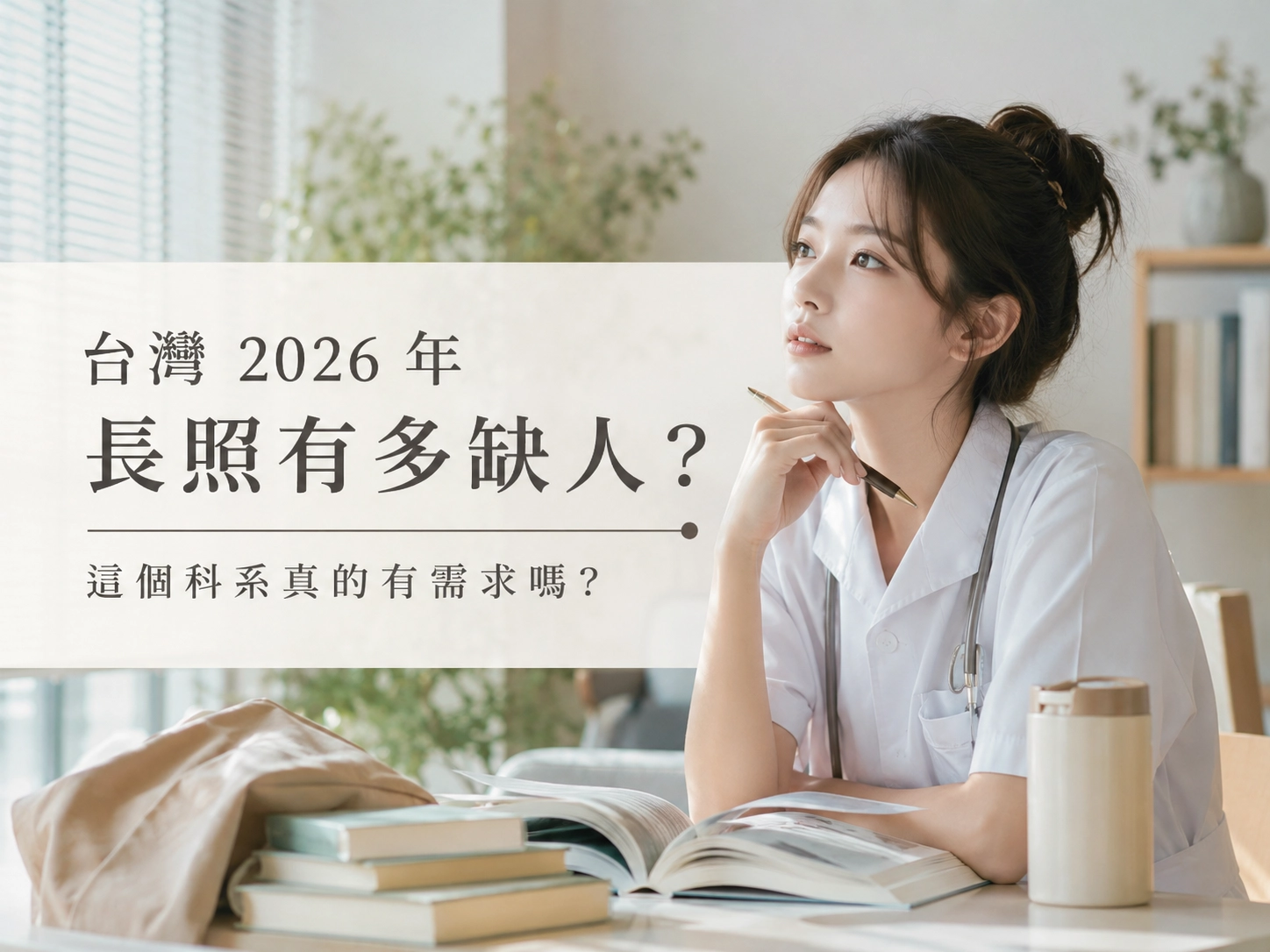 台灣 2026 年長照有多缺人？這個科系真的有需求嗎？