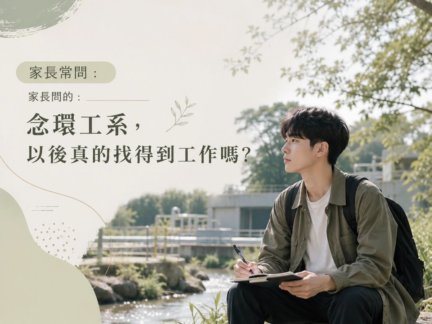 家長問的：念環工系，以後真的找得到工作嗎？