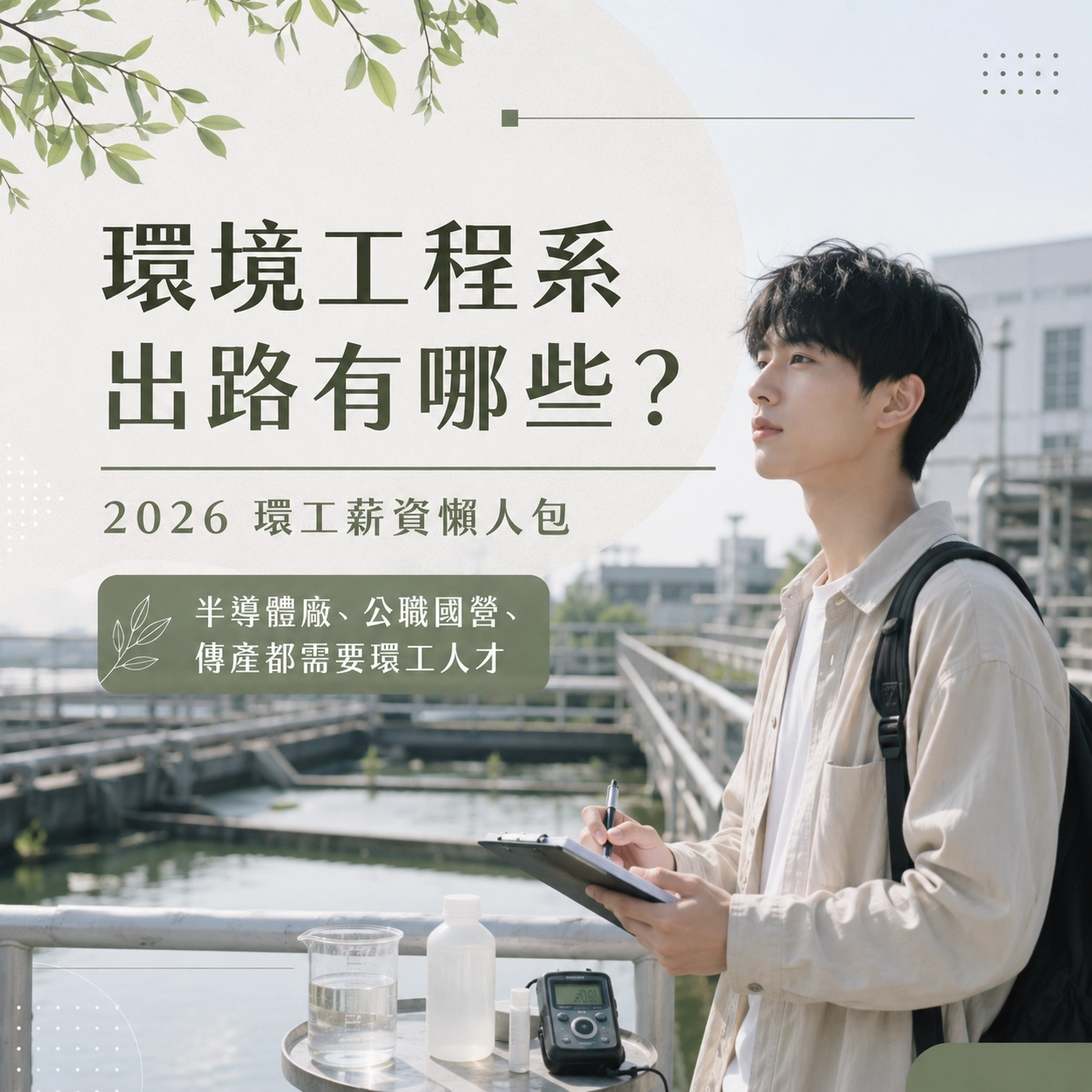 環境工程系出路有哪些？環境工程系薪水高嗎？