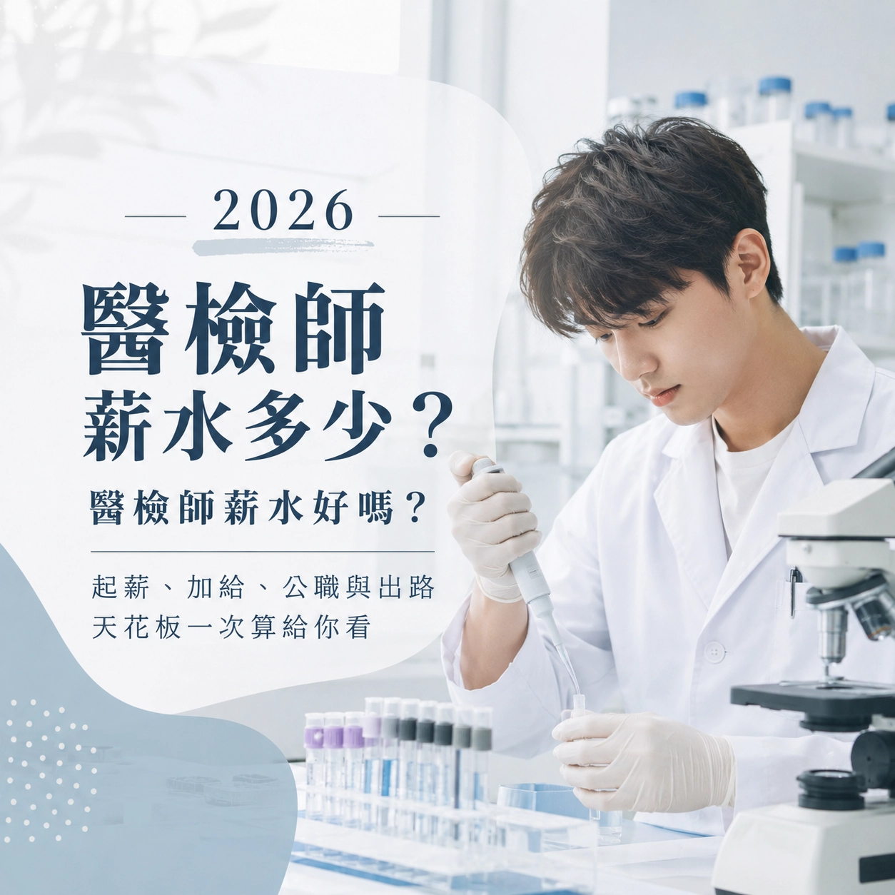 2026 醫檢師薪水到底多少？