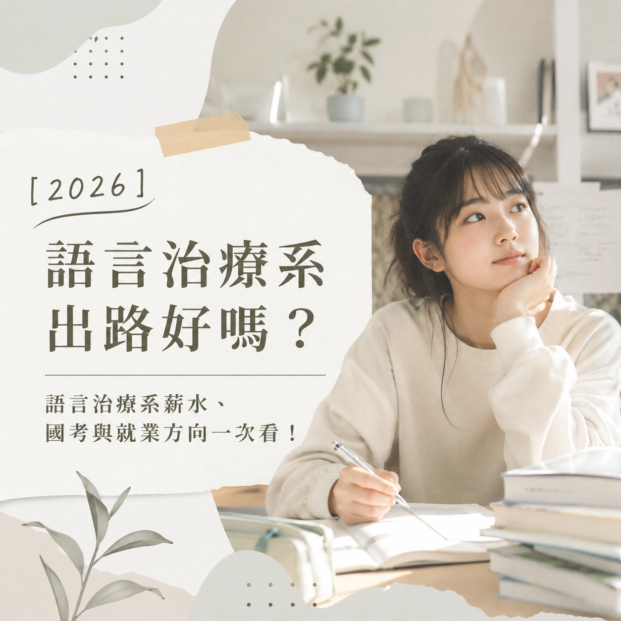 【2026】語言治療系出路好嗎？語言治療系薪水、國考與就業方向一次看！