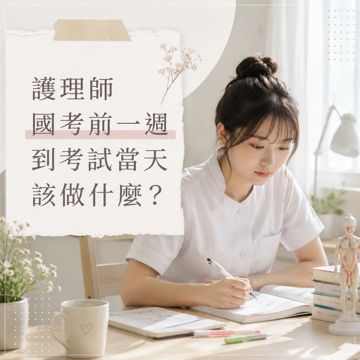 護理師國考前一週到考試當天該做什麼？