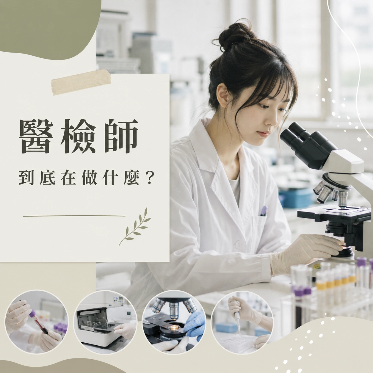 醫檢師到底在做什麼？