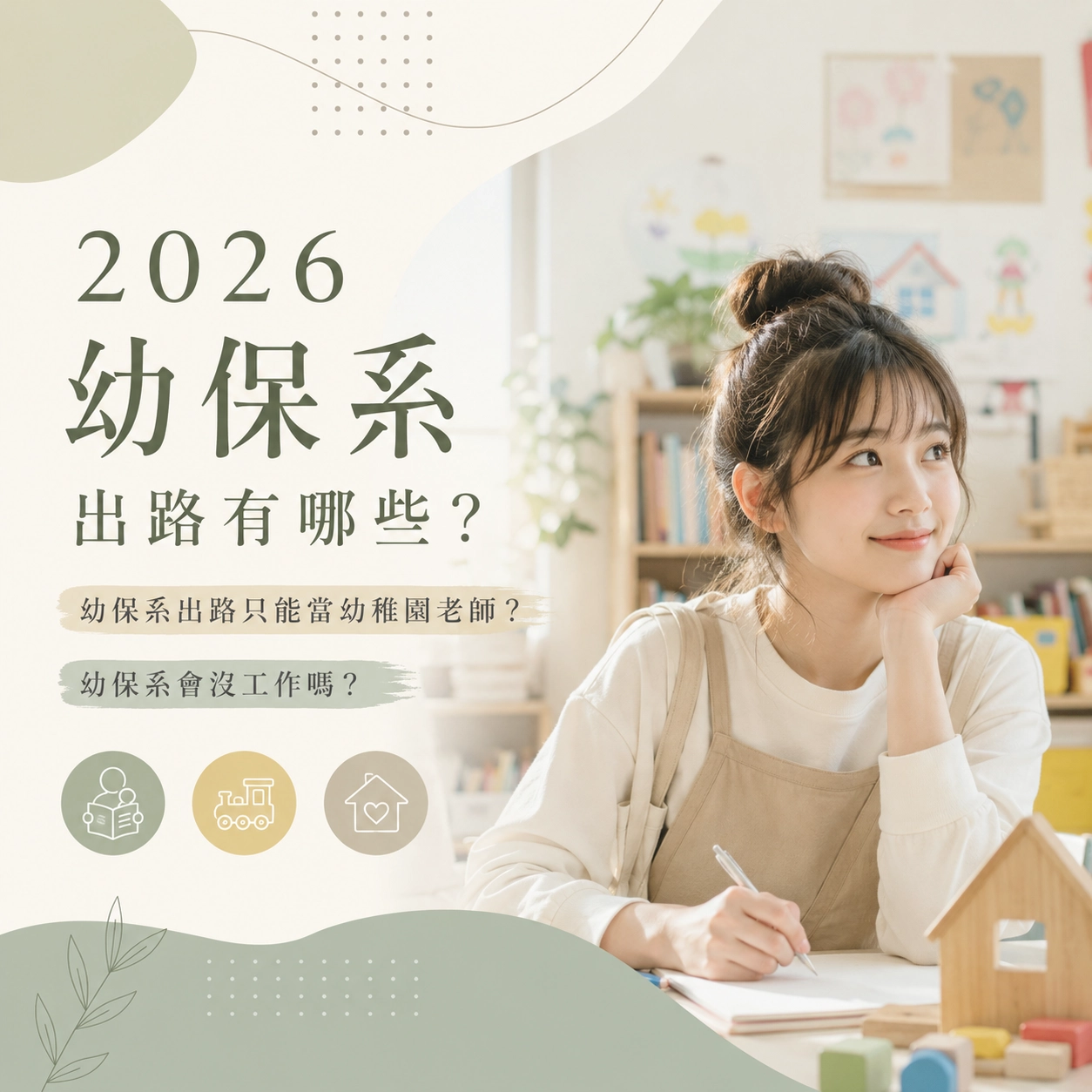 幼保系出路只有當幼兒園老師嗎？
