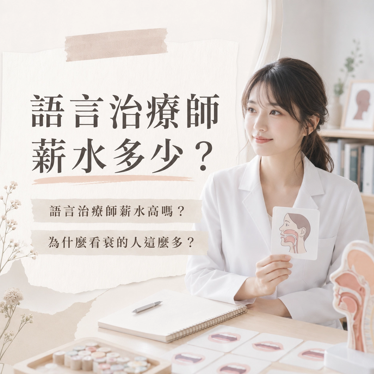 語言治療師薪水多少？語言治療師薪水高嗎？為什麼看衰的人這麼多？