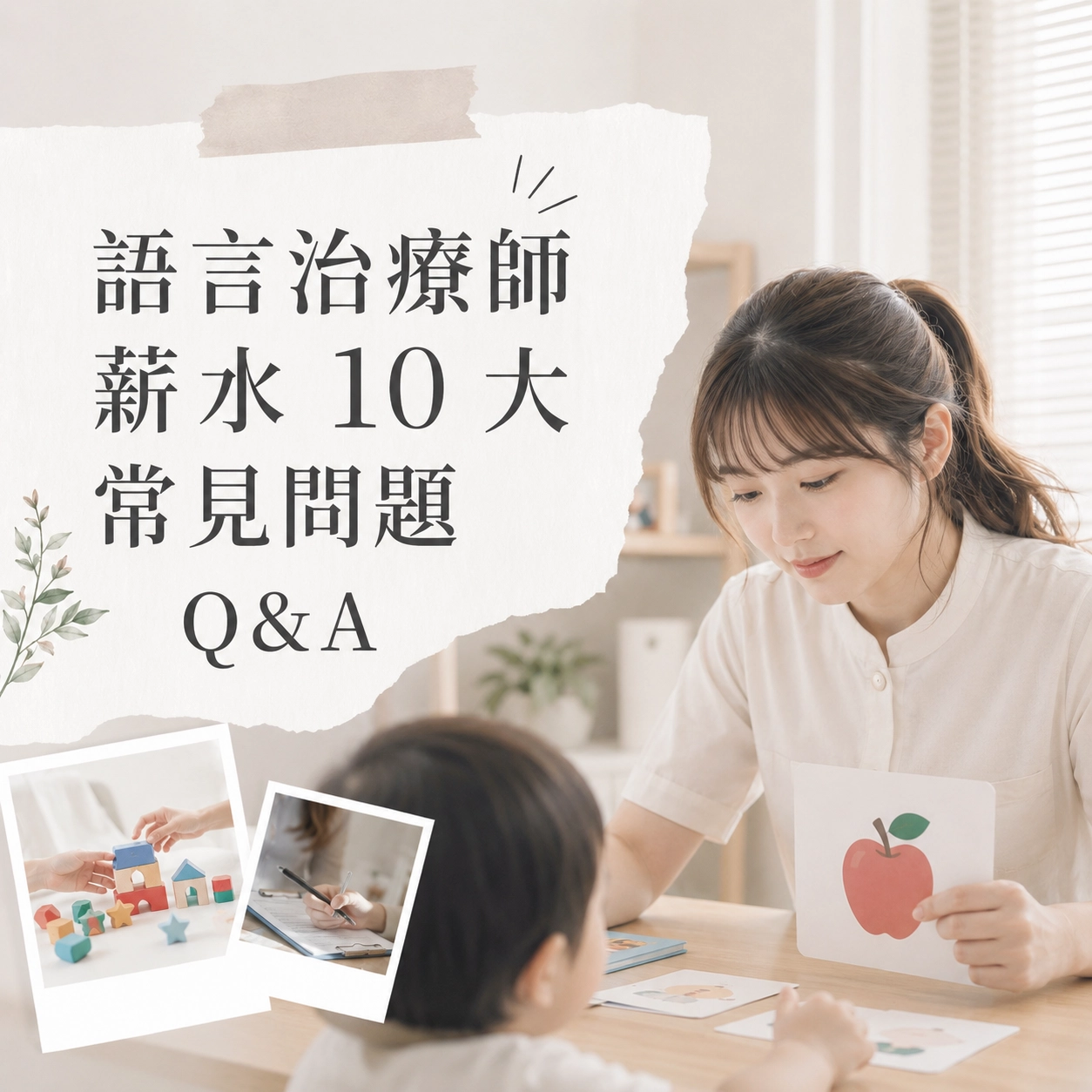 語言治療師薪水 10 大常見問題 Q&A