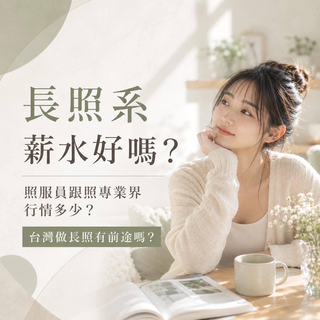 長照系薪水好嗎？照服員跟照專業界行情多少？台灣做長照有前途嗎？