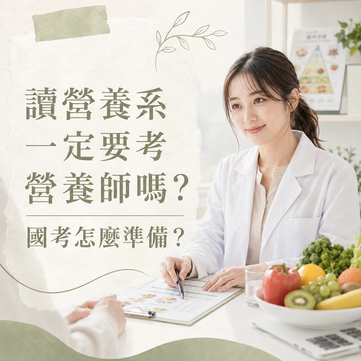 讀營養系一定要考營養師嗎？國考怎麼準備？