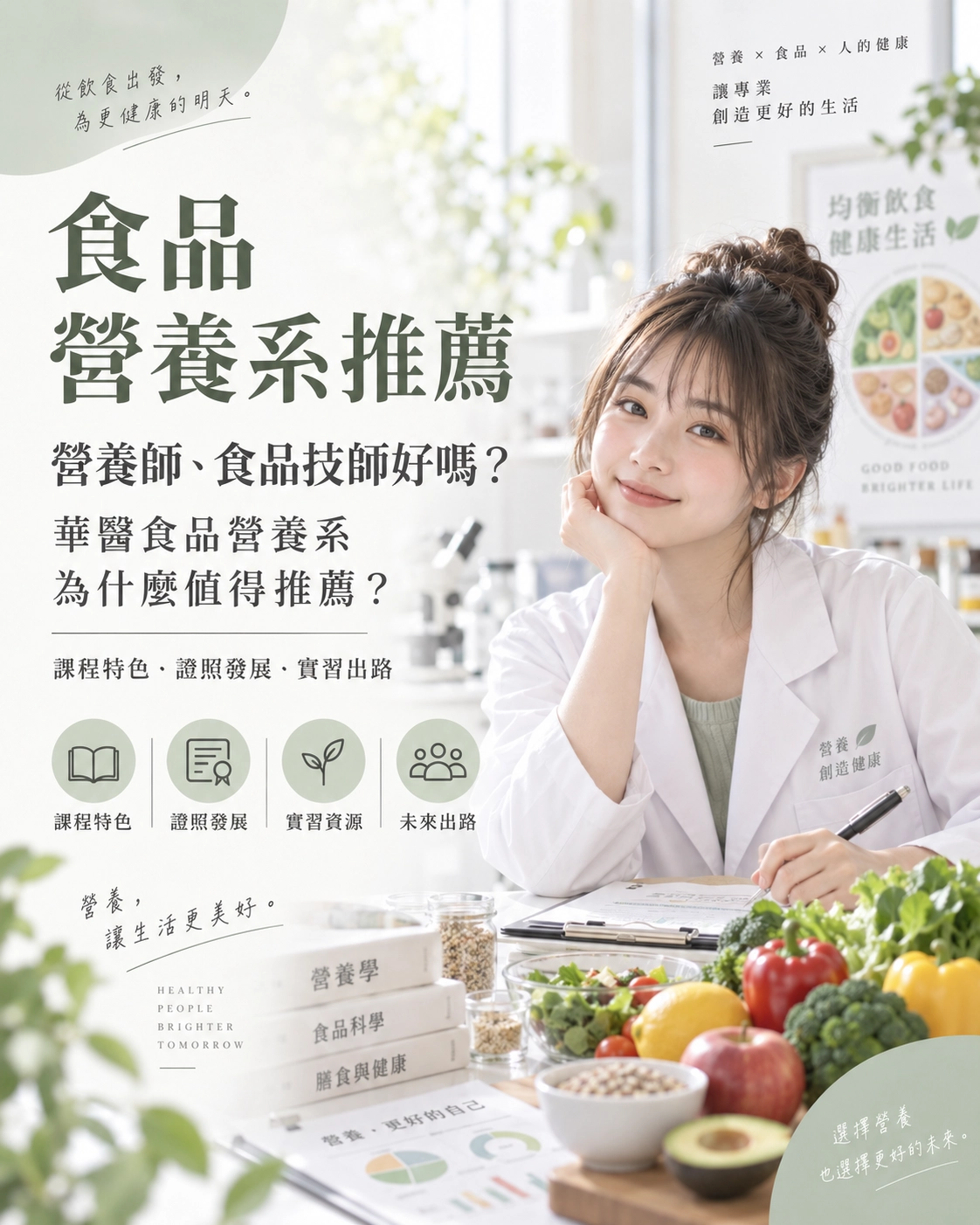 食品營養系推薦｜營養師、食品技師好嗎？華醫食品營養系為什麼值得推薦？