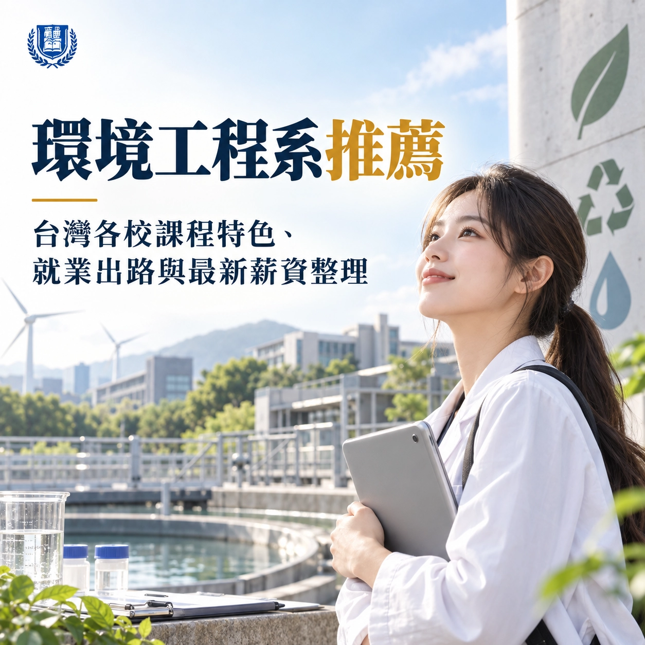 環境工程系推薦:台灣各校課程特色、就業出路與最新薪資整理