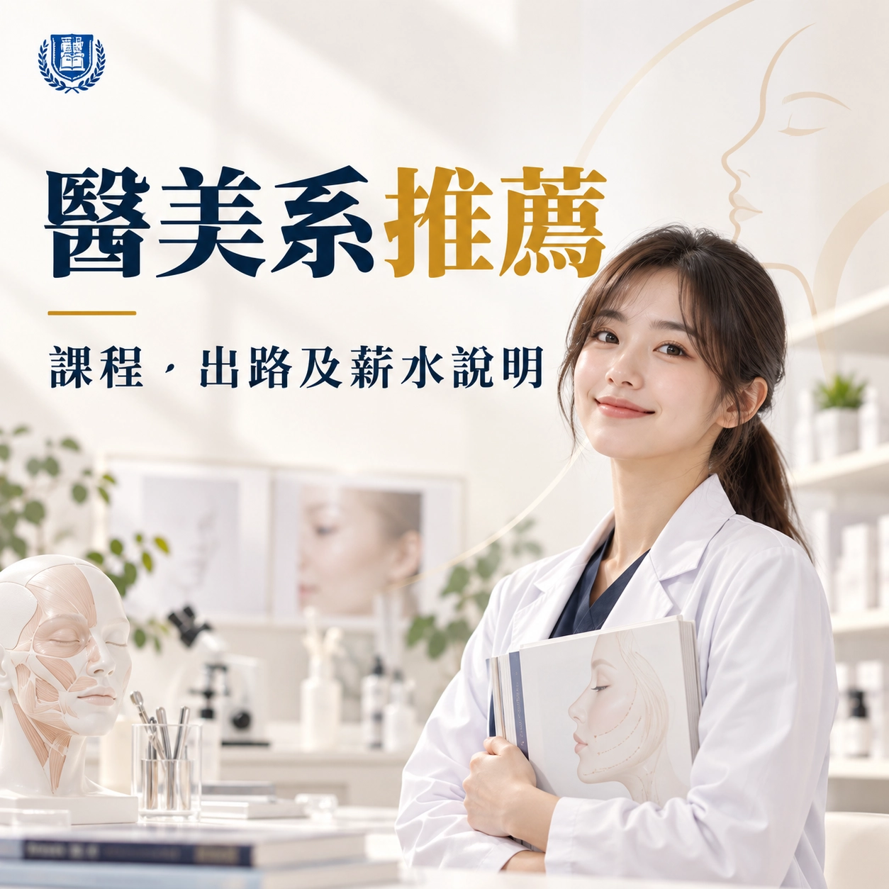 醫美系推薦：台灣各大醫美相關科系，課程、出路及薪水說明