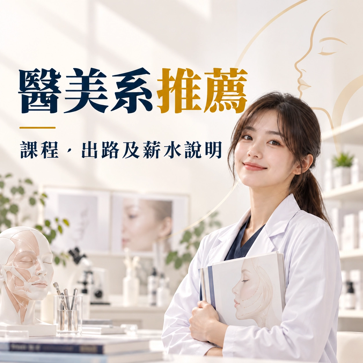 醫美系推薦:台灣各大醫美相關科系,課程、出路及薪水說明