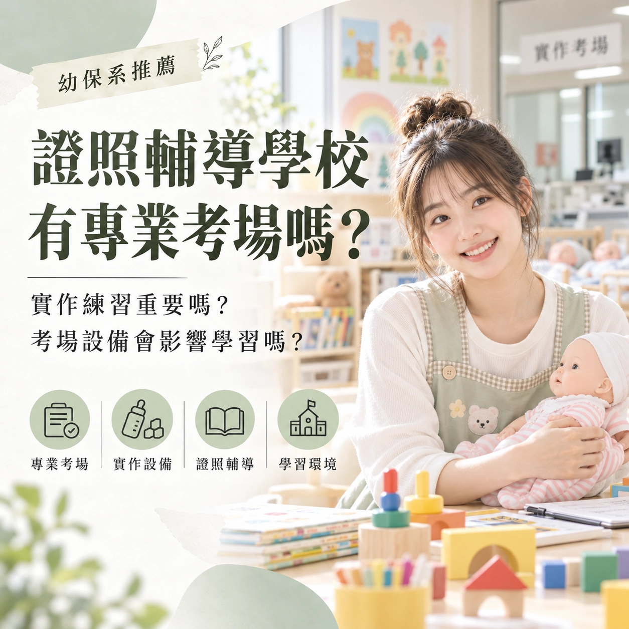 幼保系證照輔導學校有沒有專業考場？