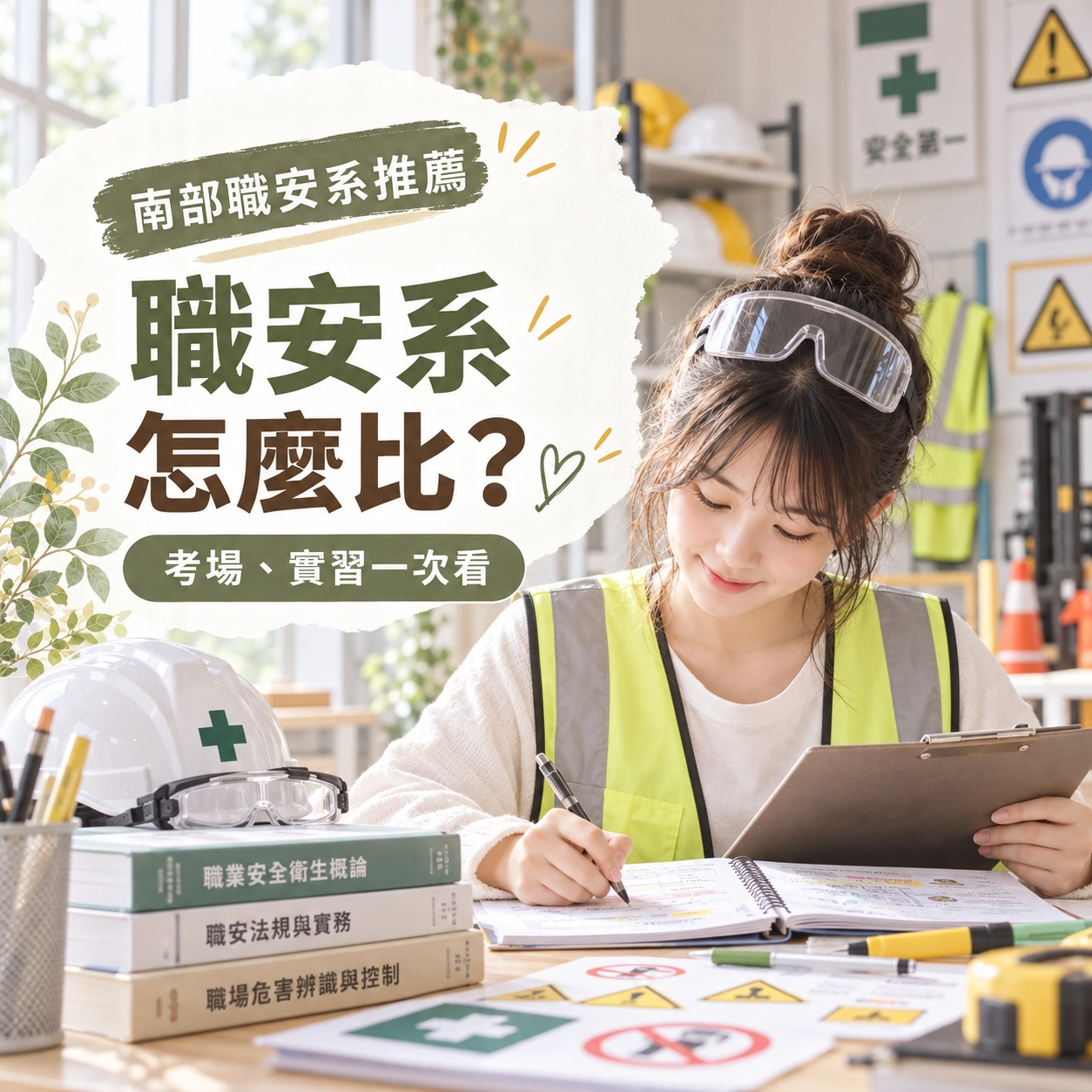 職安系推薦哪間？考場、實習廠商一次了解，南部職安系怎麼比？